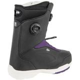 Nitro Dames Snowboards Scala BOA Boot All Mountain Freeride Freestyle snelvetersysteem snowboardboot, zwart-paars, MP 27.0 // EU 41 1/3 // US WMN 9,5