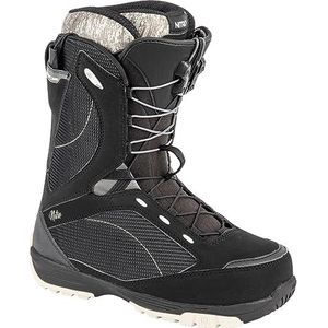 Nitro Monarch TLS '24 All Mountain Freestyle snelvetersysteem voor dames, boot, snowboardboot, zwart-zand, MP 25,5 // EU 39 1/3 // US WMN 8