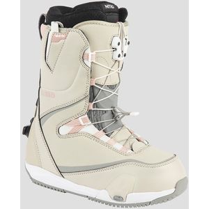 Nitro Cave TLS Step ON All Mountain Freestyle Freeride Snelvetersysteem Boot Snowboardboot, zandroze, 25,5