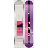 Nitro Snowboards Fate Board '24 Veelzijdige Girls All Mountain Directional Twin Cam-Out Camber