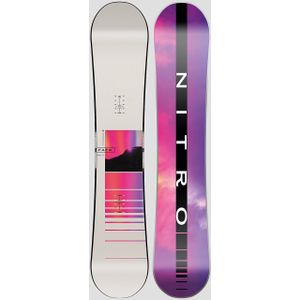 Nitro Snowboards Fate Board '24 Veelzijdige Girls All Mountain Directional Twin Cam-Out Camber