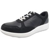 Joya, BRITT BLACK, 930SNE, Zwarte dames sneaker met schokdempende PU zolen