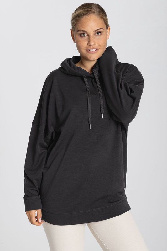 super.natural - W FEEL GOOD HOODIE - Dames - Merinowol - Casual Pasvorm