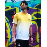 Compressport - Performance SS - Hardloopshirt - Ceylon Yellow/Grey Dawn