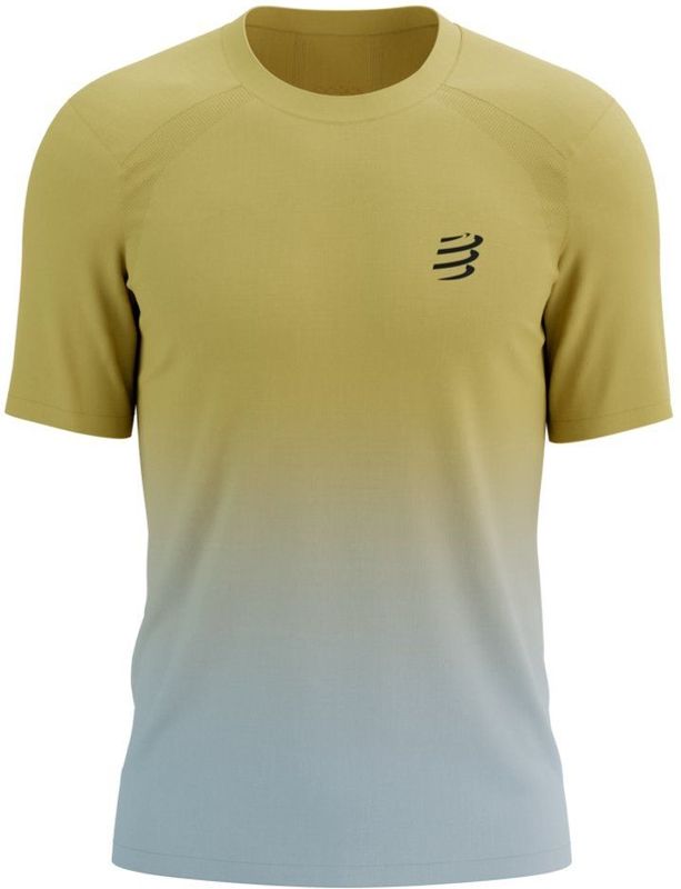Compressport - Performance SS - Hardloopshirt - Ceylon Yellow/Grey Dawn