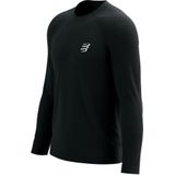 Compressport - Performance LS - Hardloopshirt - Zwart - Lange Mouwen