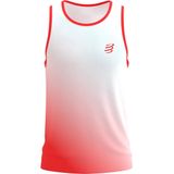 Compressport - Performance Singlet - Rood - Fluo Red/White - Heren