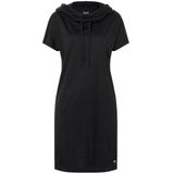 Super.natural - W FUNNEL DRESS - Merinowollen Jurk - Zwart