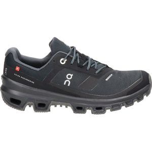 On Womens Cloudventure Waterproof Trailrunningschoenen (Dames |zwart/grijs |waterdicht)