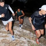 Trailrunning Schoen On Running Women Cloudventure Ice Grey