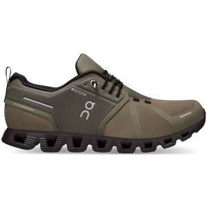 ON Cloud 5 Waterproof Heren Lage Wandelschoen Olive | Black 42