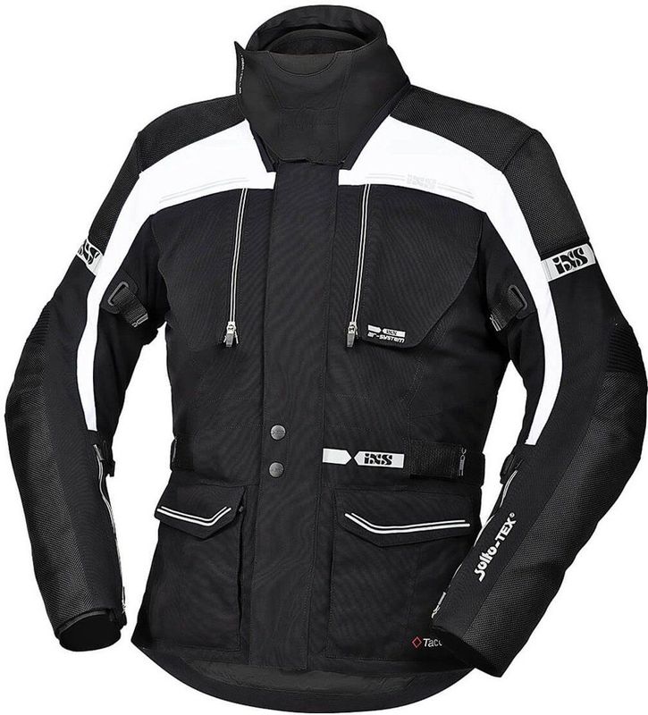 IXS - Tour Traveller-ST - Textiele Motorjas - Zwart Wit