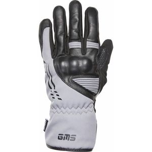 GMS - Stockholm - Motorhandschoenen - Zwart - Polyester en Geitenleer