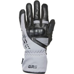 GMS - Stockholm - Motorhandschoenen - Zwart - Polyester/Geitenleer