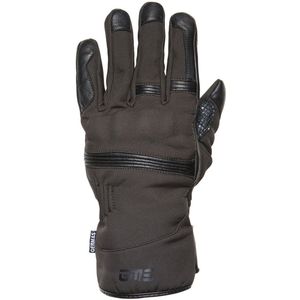 GMS - Oslo - Motorhandschoenen - Zwart - Polyester/Geitenleer
