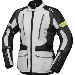 IXS Lorin-ST Textiljacke grau/schwarz-neongelb M - Motorradbekleidung - Motorradjacken - Motorrad Textiljacken