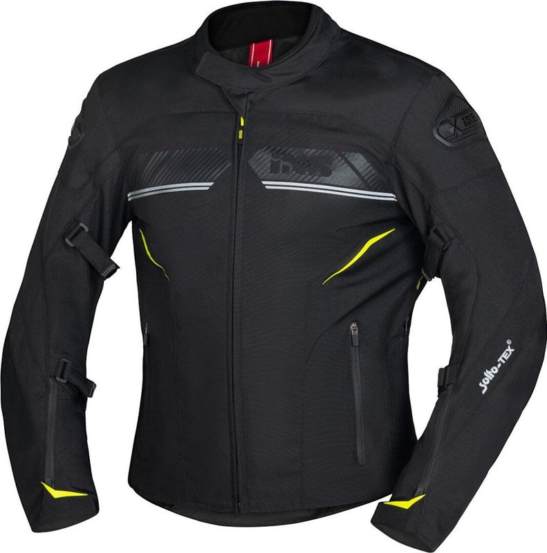 IXS - Black Panther-ST - Motorfiets Jas - Zwart - Textiel