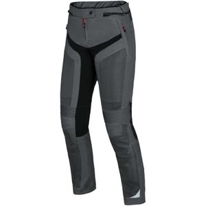iXS - Sport Trigonis-Air - Motorbroek - Zwart - Ademend Mesh - Verstelbare Taille