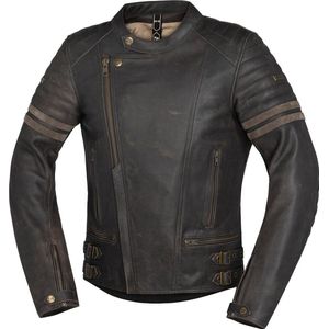 IXS - Andy - Motorjas - Zwart - Rundleder