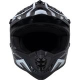 Crosshelm - Polycarbonaat - Zwart - ECE 22.06 - Uitneembare Voering