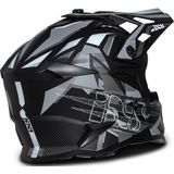 Motorcrosshelm - Polycarbonaat - Zwart - ECE 22.06