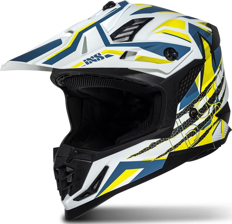 Crosshelm - Polycarbonaat - Voorhoofd- en Kinventilatie - Uitneembare Voering