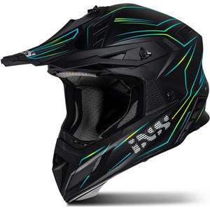 iXS - iXS189FG 2.0 - Motorcrosshelm - Glasvezel - Zwart - ECE 22.06
