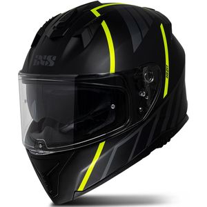 Integraalhelm iXS iXS217 2.0 Zwart Mat-Geel Fluo