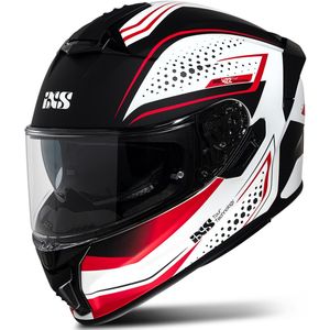 IXS - iXS422 - Integraalhelm - Wit Rood - Glasvezel/Fiber Mix
