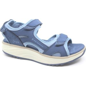 Joya, KOMODO BLUE, JY057A, Blauwe sandalen met schokdempende zolen wijdte H