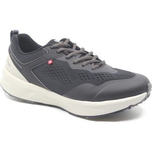 Joya - Veloce - Sneakers - Black-Beige - Synthetisch Leer en Textiel