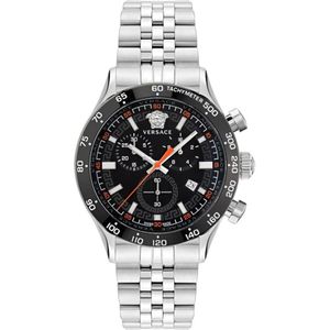Versace VE2U00322 Hellenyium Silber Chronograph Heren Uhr