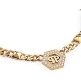 Philipp Plein - LEGACY - Halsketting - Geel Goud - 40 cm
