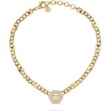 Philipp Plein - LEGACY - Halsketting - Geel Goud - 40 cm