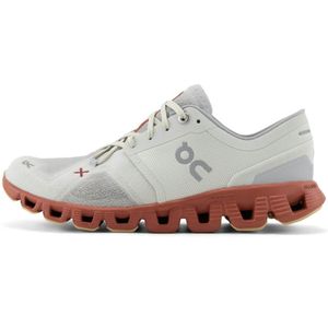 On Womens Cloud X 3 Hardloopschoenen (Dames |beige)