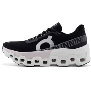 On Womens Cloudmonster 2 Hardloopschoenen (Dames |grijs/zwart)