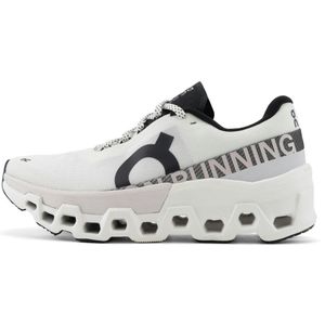 On - Hardloopschoenen - Cloudmonster 2 W Undyed  Frost voor Dames - Maat 39 - Wit