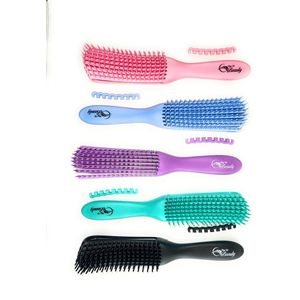 Detangler Brush for curly hair - Detangling Brush - Antiklit Haarborstel - Hairbrush - Stylingborstel Set (Zwart)(Blauw)(Mintgroen)(Roze (Paars)