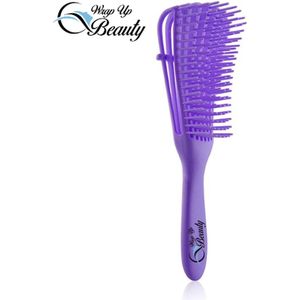 Detangler Brush for curly hair – Detangling Brush – Antiklit Haarborstel – Hairbrush – Stylingborstel (Paars)