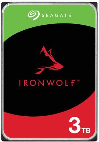 Seagate IronWolf ST3000VN006 interne harde schijf 3 TB 5400 RPM 256 MB 3.5" SATA III