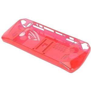 TPU-beschermhoes, Draagbare Schokbestendige Gameconsole Doorzichtige Behuizing Nauwkeurige Uitsparing Ergonomisch Ontwerp voor Draagbare Console (Transparant rood)