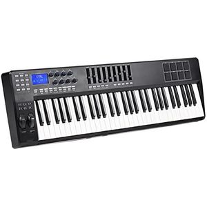 61-sleutel USB MIDI Toetsenbordcontroller 8 Drumblokken Met USB Kabel Midi Controller Toetsenbord Kleurrijke Pads digitale piano