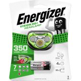 Energizer Hoofdlamp LED, Vision HD+ superheldere hoofdlamp voor kamperen, outdoor en wandelen, batterij inbegrepen