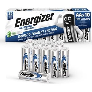Batterier Energizer Ultimate Lithium AA - (10 stk.)