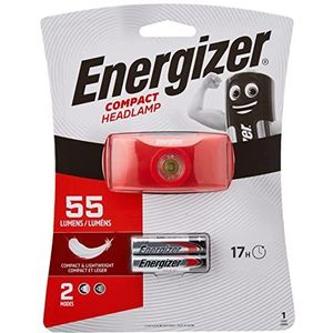 Energizer - Led-hoofdlamp, 55 lm, 18 uur, 20 meter, valbestendig, inclusief batterijen