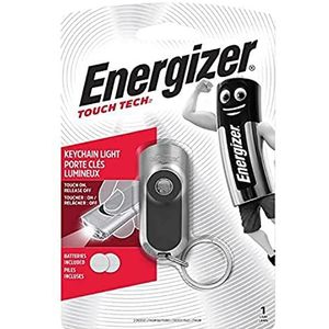 Energizer zaklamp zaklamp Keychain Led + 2 stuks baterii CR2032, zilver