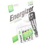 Energizer Batterij NiMH, Micro, AAA, HR03, 1.2V/500mAh Universeel, Voorgeladen, Retail-blisterverpak