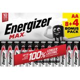 Energizer En-Nmaxaa84 Alkaline-Batterij Aa 1.5 V Dc 12-Blister