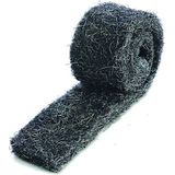 SWISSINNO knaagdier-, ongedierte- en insectenbescherming staalwol - 100% ondoordringbare barrière - ook geschikt voor muizen, ratten, vogels en slakken. Dichte roestvrije constructie. 50 cm lang: x1
