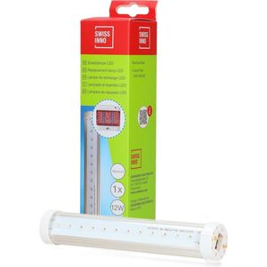 SWISSINNO vervangingsbuis UV LED 12 Watt voor insectenval 24 Watt LED. 1x